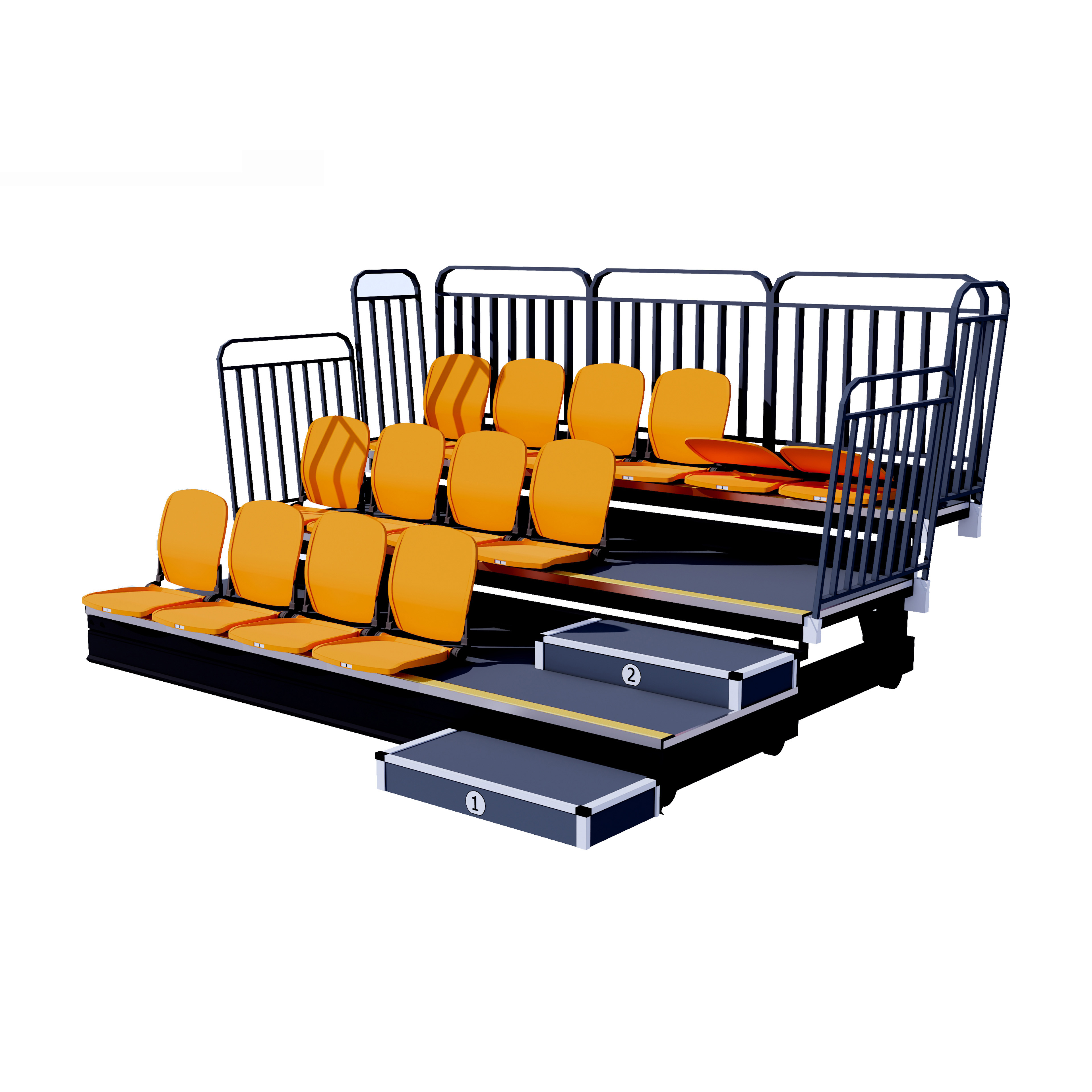 heavy-duty bleachers